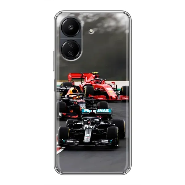 Чехол с принтом «Гонка Формула 1» для Xiaomi Redmi 13C Чехол с принтом «Гонка Формула 1» для Xiaomi Redmi 13C