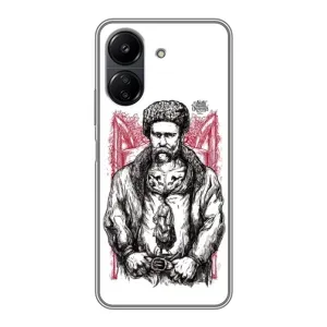 Чохли для Xiaomi Redmi 13C с принтом Тараса Шевченко (AlphaPrint) (Козак Шевченко)