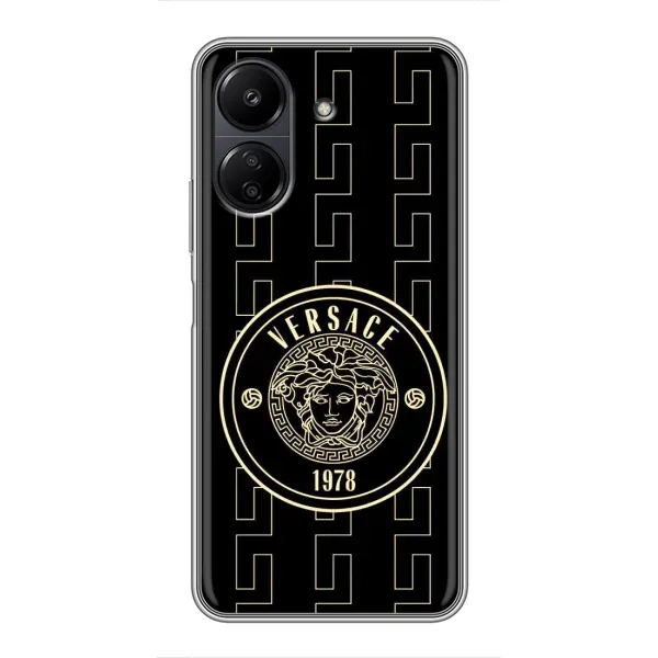 Чехол с принтом «Лого Версаче» для Xiaomi Redmi 13C