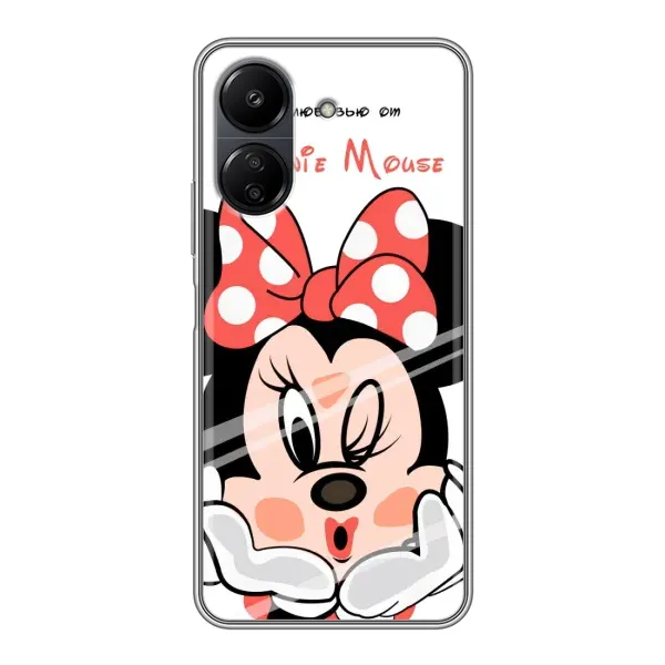 Чохол з принтом «Маус Мінні» для Xiaomi Redmi 13C