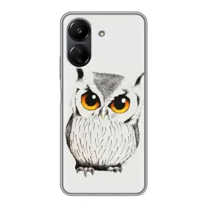 Чохол з пташками на Xiaomi Redmi 13C (VPrint) (Мила Сова)