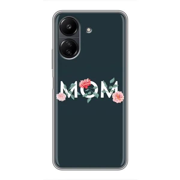 Чехол с принтом «Mom дизайн» для Xiaomi Redmi 13C