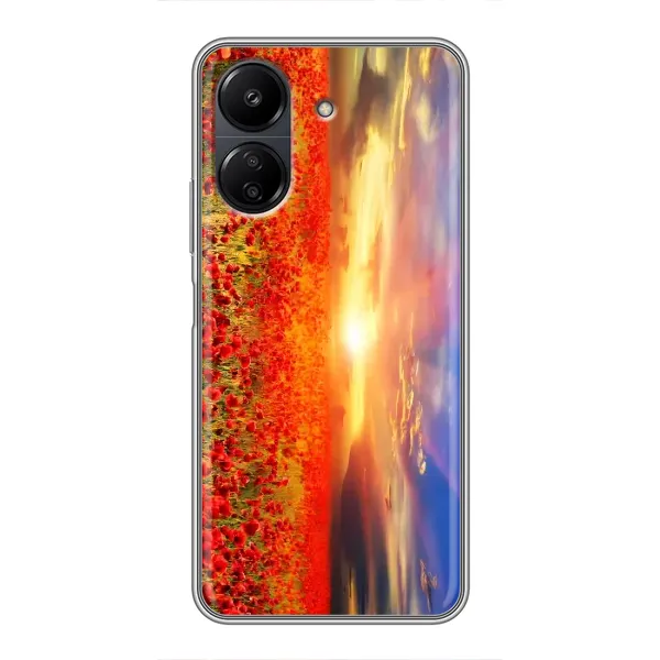 Чохол з принтом «Поле тюльпанів» для Xiaomi Redmi 13C