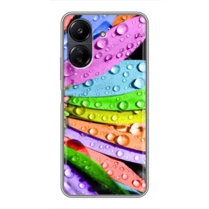 Чехлы (ART) Цветы на Xiaomi Redmi 13C (VPrint) (Семицветик)