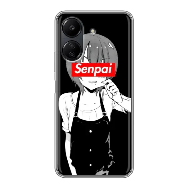 Чохол з принтом «Senpai» для Xiaomi Redmi 13C Чохол з принтом «Senpai» для Xiaomi Redmi 13C