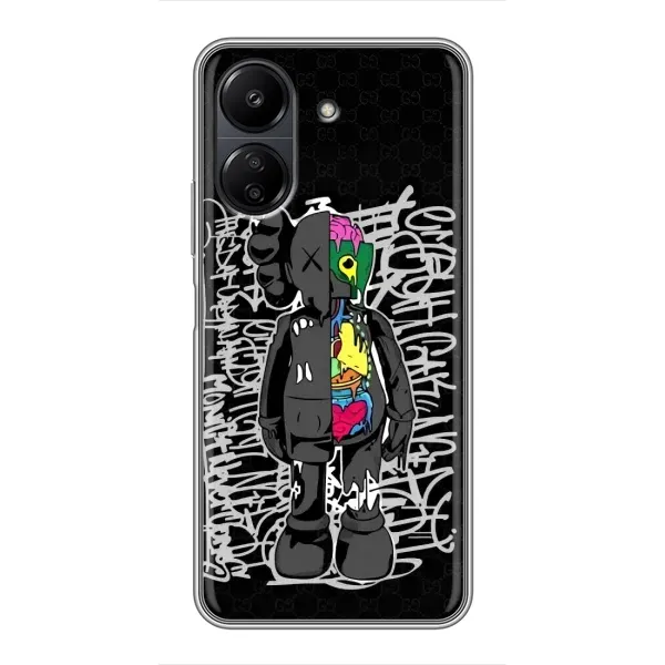 Чехол с принтом «Стиль Bearbrick» для Xiaomi Redmi 13C