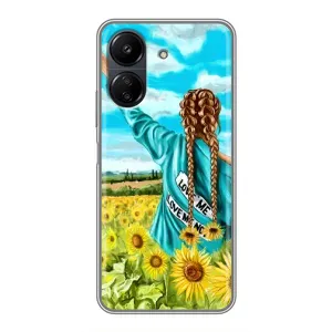 Чохол для Патріота України Xiaomi Redmi 13C - (AlphaPrint) (Україночка)