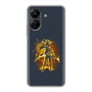 Naruto Anime Чохли для Xiaomi Redmi 13C (AlphaPrint) (золотий Наруто)