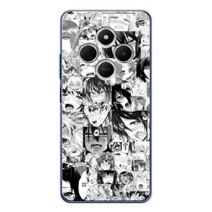 Чехол с принтом «Ahegao manga» для Xiaomi Redmi 14C