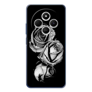 Чехол с принтом «Черная роза» для Xiaomi Redmi 14C