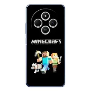Чохол з принтом «герої Minecraft» для Xiaomi Redmi 14C