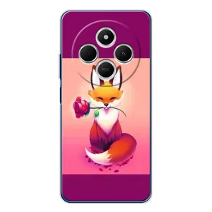 Чехол с принтом «Лисичка с розочкой» для Xiaomi Redmi 14C