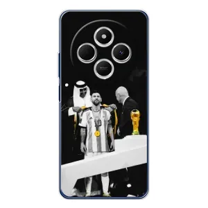 Чохли для Xiaomi Redmi 14C (Leo чемпіон) (AlphaPrint) (Мессі коронований)