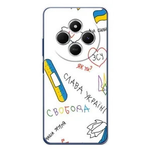 Чехлы Доброго вечора, ми за України для Ксяоми Редми 14С (AlphaPrint) (Стикер)