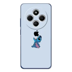 Чехол с принтом Стич на Xiaomi Redmi 14C (Stitch apple)