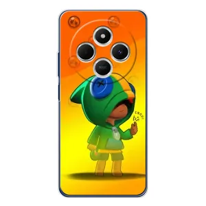 Чехол для Xiaomi Redmi 14R 5G Бравл Старс (VPrint) (Мальчик Леон)