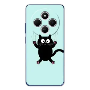 Чохол з принтом для Xiaomi Redmi 14R 5G (AlphaPrint) Модні коти (Падаючий кіт)
