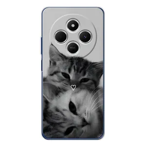 Чохол з малюнком кіт на Xiaomi Redmi 14R 5G (Пара котів)