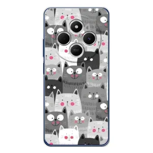 Чохли з Котиками для Xiaomi Redmi 14R 5G (VPrint) (Мальовані котики)