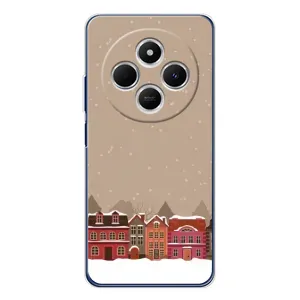 Новорічні, Святкові Чохли для Xiaomi Redmi 14R 5G - 2024 год (Зимове місто)