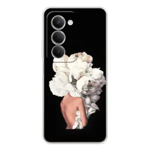 Чехлы (ART) Цветы на Xiaomi Redmi 15 5G (VPrint) (Білі квіти)