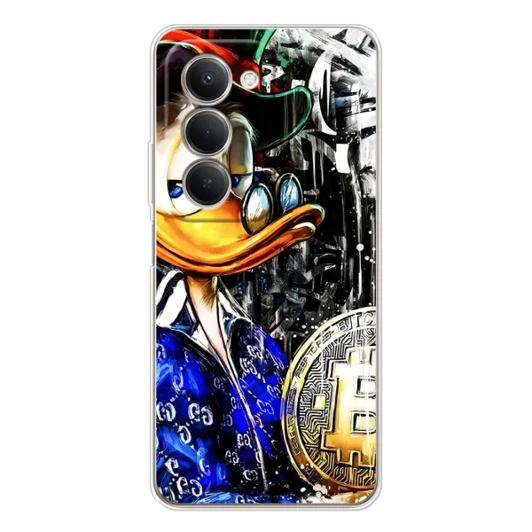 Чехол с принтом «Биткойн Скрудж» для Xiaomi Redmi 15 5G