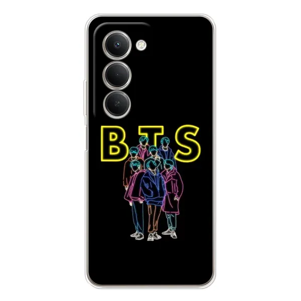 Чехол с принтом «BTS стайл» для Xiaomi Redmi 15 5G Чехол с принтом «BTS стайл» для Xiaomi Redmi 15 5G