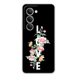 Чехлы для любимой на Сяоми Редми 15 5G (VPrint) (Цветы LOVE)