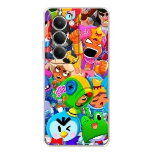 Чехлы Brawl Stars для Xiaomi Redmi 15 5G (AlphaPrint) (Герої Бравл Старс)