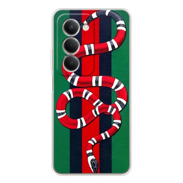 Чехол с принтом «Gucci змия» для Xiaomi Redmi 15 5G