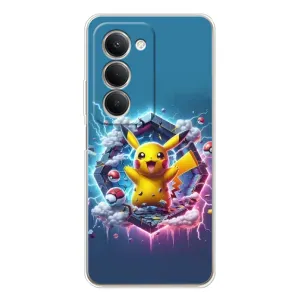 Чехол с Пикачу на Xiaomi Redmi 15 5G (Лого Пикачу)