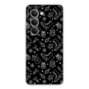Новогодние, Праздничные Чехлы для Xiaomi Redmi 15 5G - 2024 год (Новогодний фон)