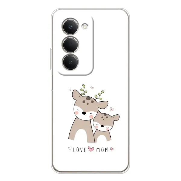 Чехол с принтом «Оленята мама и малыш» для Xiaomi Redmi 15 5G Чехол с принтом «Оленята мама и малыш» для Xiaomi Redmi 15 5G