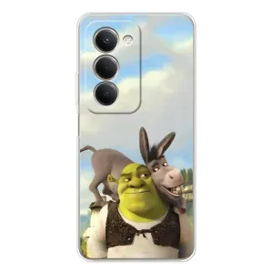 Чехол с мультфильмом Шрек на Xiaomi Redmi 15 5G (Шрек и Осел)