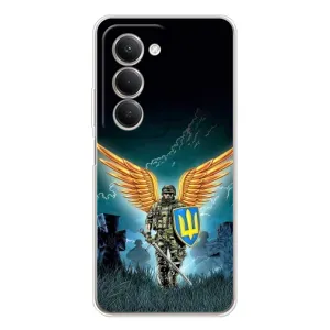 Чехлы с картинкой ЗСУ для Xiaomi Redmi 15 5G (AlphaPrint) (Солдат ЗСУ)