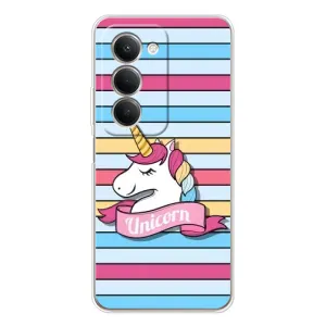 Чехол для Сяоми Редми 15 5G - (Единорожки - Новинки) (AlphaPrint) (Unicorn)