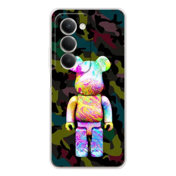 Чехол с принтом «Яркий Bearbrick» для Xiaomi Redmi 15 5G