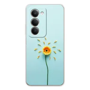 Чохли з квітами для Xiaomi Redmi 15 5G (VPrint) (Жовта квітка)