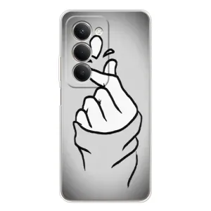 Чехол с принтом для Xiaomi Redmi 15 5G (AlphaPrint - Знак сердечка) (Значок Love)
