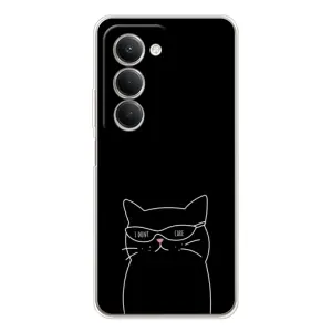 Чехол с рисунком кот на Xiaomi Redmi 15 (Равнодушный кот)