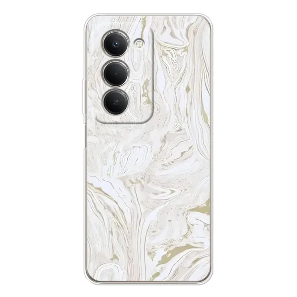 Чехол с принтом «Белый мрамор» для Xiaomi Redmi 15