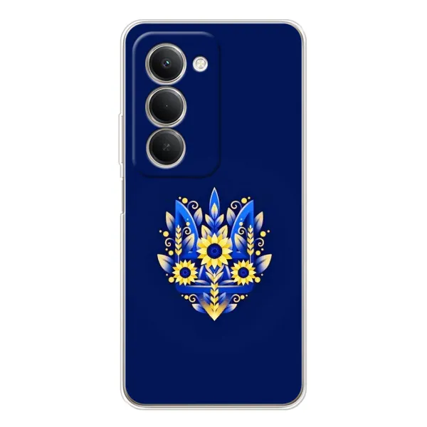 Чехол с принтом «Цветочный Герб» для Xiaomi Redmi 15