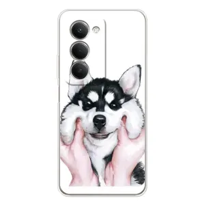Чехлы с собаками для Xiaomi Redmi 15 (VPrint) (Довольный Хаски)