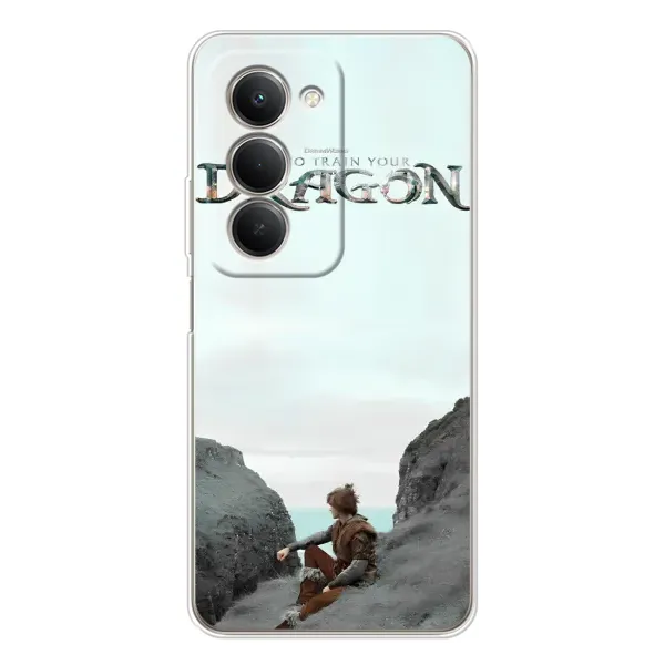 Чохол з принтом «Дракон лого» для Xiaomi Redmi 15