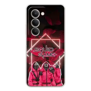 Чехол Гра в кальмара для Xiaomi Redmi 15 (Охранники Игра кальмара)
