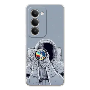 Чехол NASA для Xiaomi Redmi 15 (AlphaPrint) (Космонавт фото)