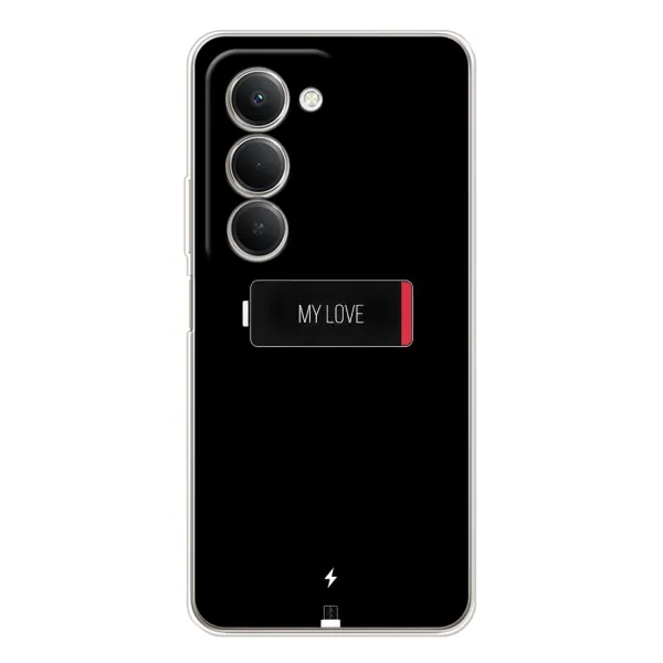 Чехол с принтом «Love battery» для Xiaomi Redmi 15