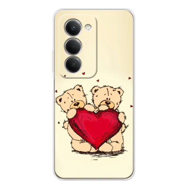 Чехол с принтом «Медвежонки» для Xiaomi Redmi 15