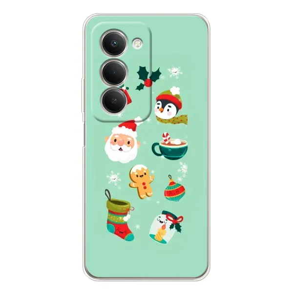 Чехол с принтом «Настроение НГ» для Xiaomi Redmi 15 Чехол с принтом «Настроение НГ» для Xiaomi Redmi 15