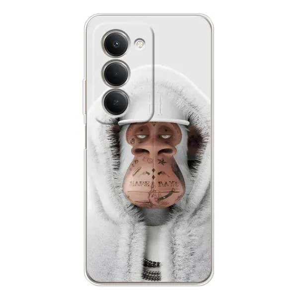 Чехол с принтом «обезьяна NFT в тату» для Xiaomi Redmi 15